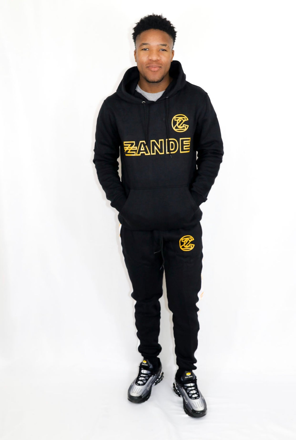 Black Tracksuit Set