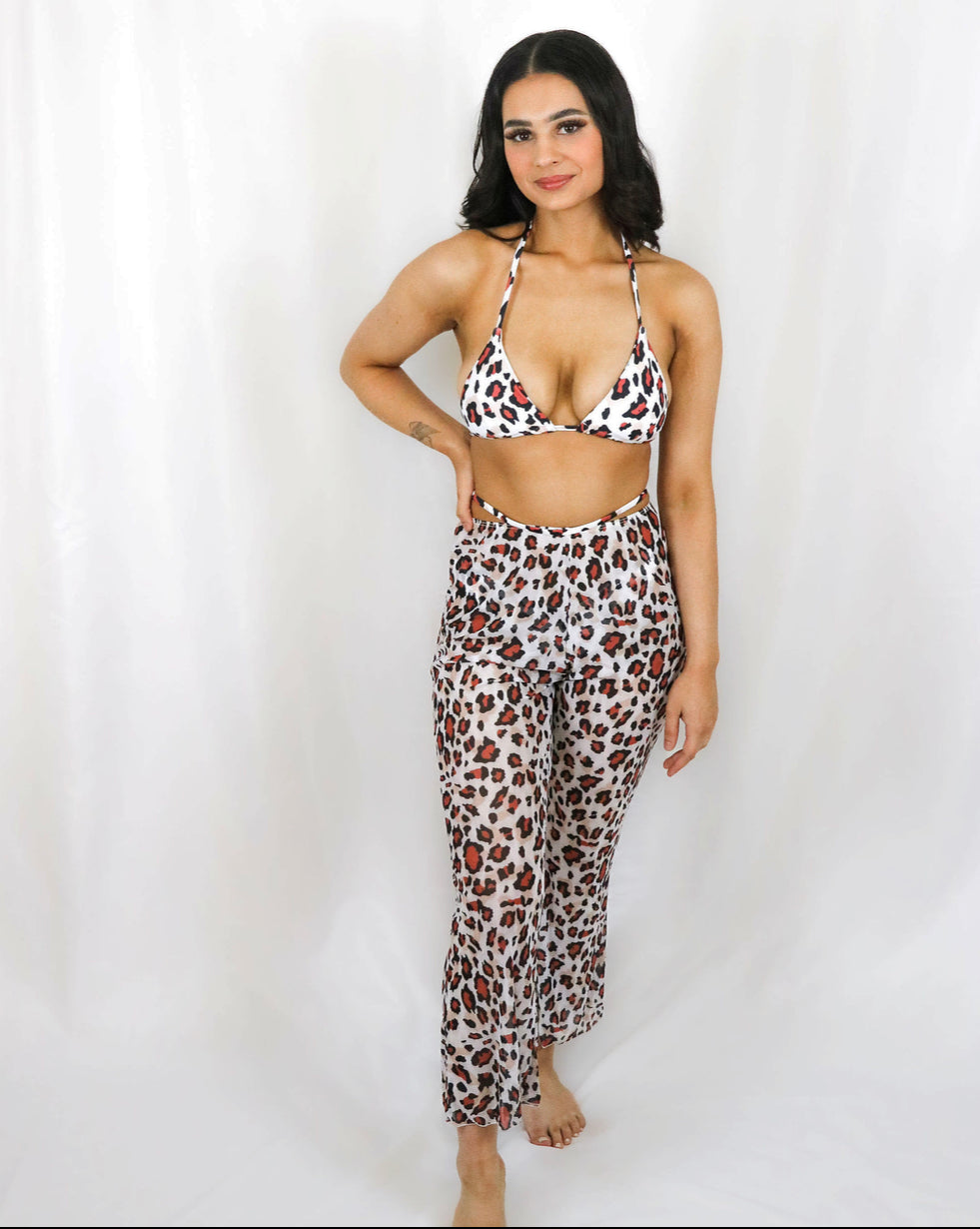 White Leopard Pants (3Sets)