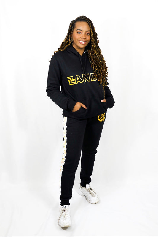 Black Tracksuit Set