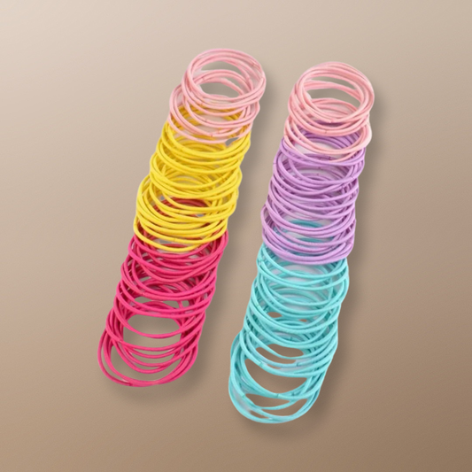 Rainbow Hair Tie - 100pcs